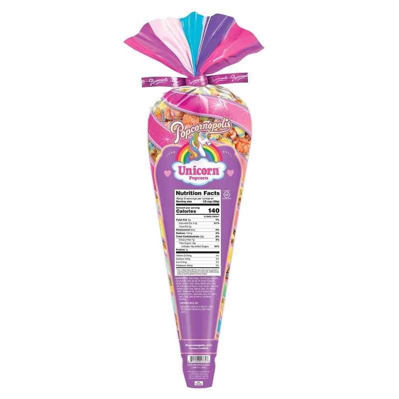 Popcornopolis Unicorn Cone - 8oz