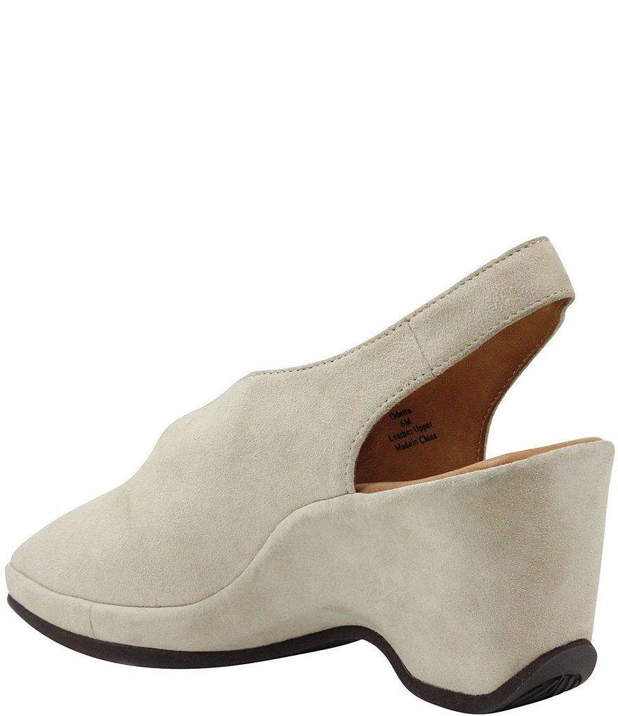 L'Amour Des Pieds Odetta Suede Slingback Pumps