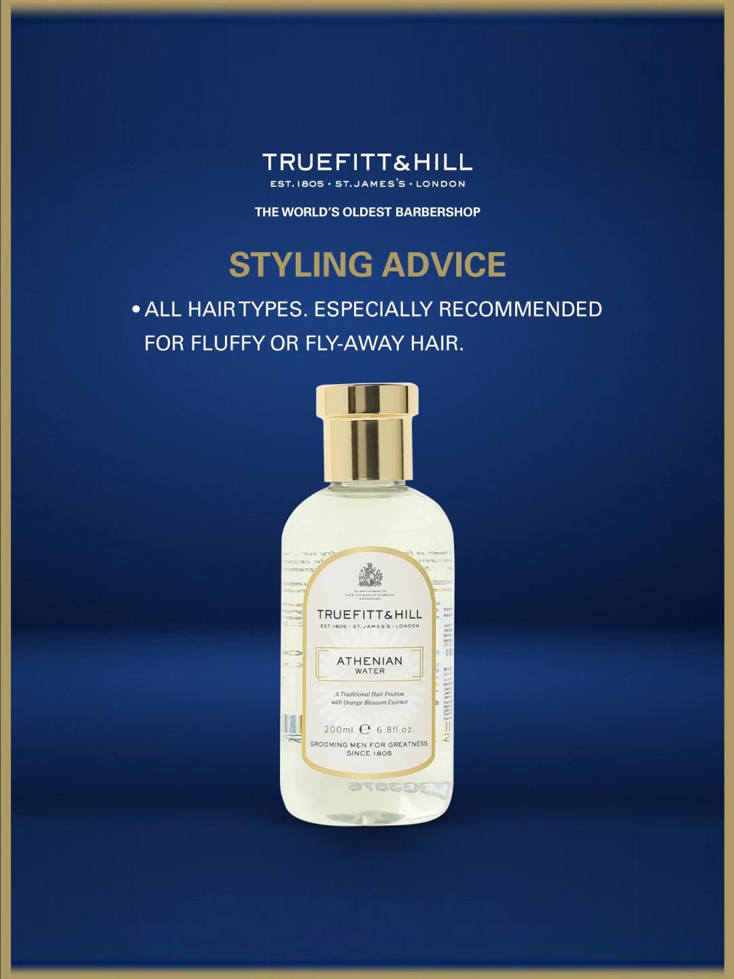 Truefitt & Hill Athenian Water Lotion 200 ml for Men