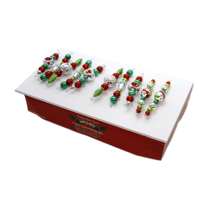 Shiny Brite 5.5" Hs Shaped Garland Garland Ornament  -  Banners And Garlands