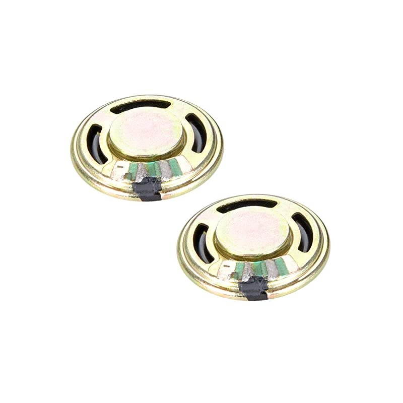 0.5W 8 Ohm DIY Speaker 23mm Round Shape Replacement Loudspeaker 2pcs