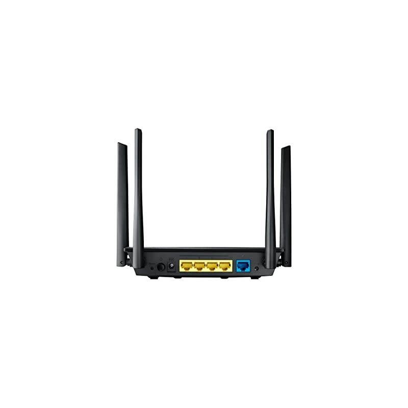 AC1300 WiFi Router (RT-ACRH13) - Dual Band Gigabit Wireless Router, 4 GB Ports, USB 3.0 Port, Gaming & Streaming, Easy Setup, Parental Control, MU-MIMO