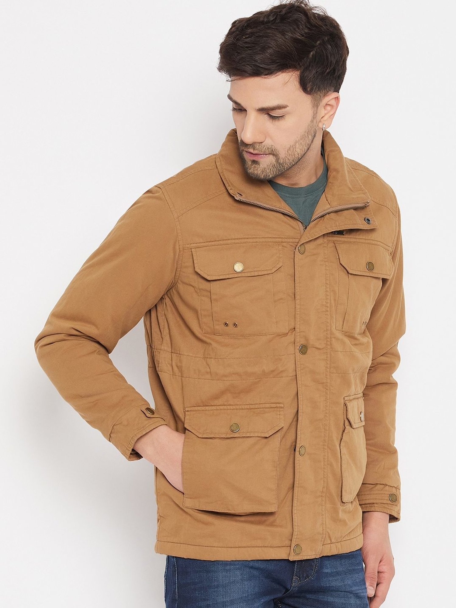 Duke Khaki Regular Fit Jacket