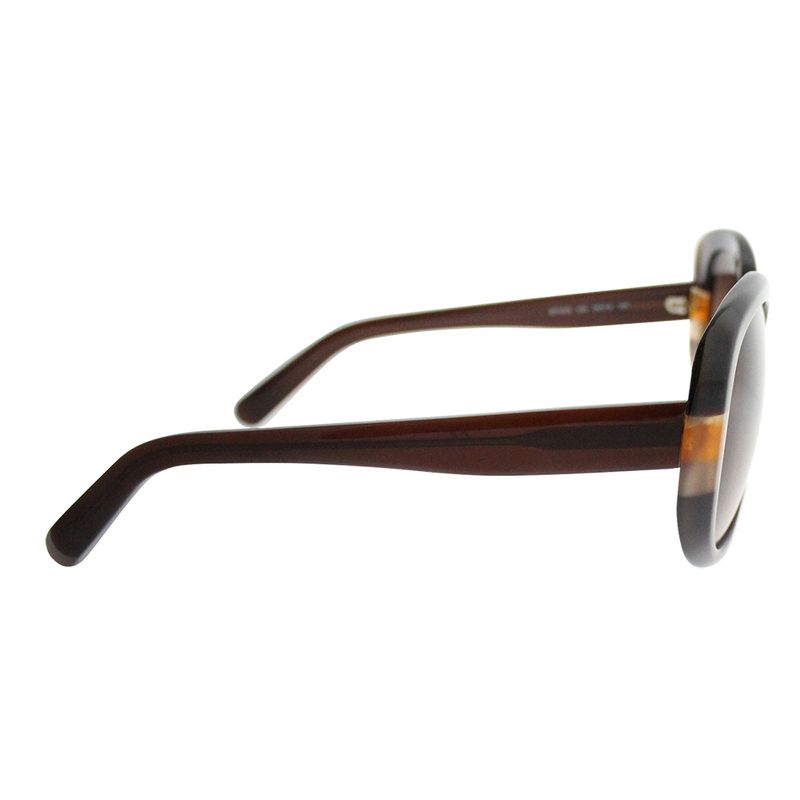 Salvatore Ferragamo  230 Womens Oval Sunglasses Brown Crystal Orange 54mm
