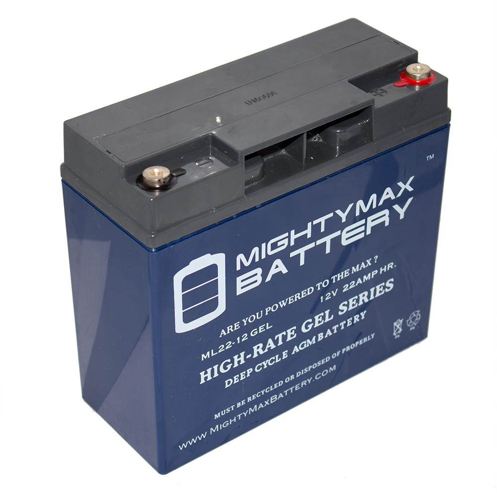 12V 22AH GEL Battery Replaces Bat-Caddy X2 Pro Golf Caddy