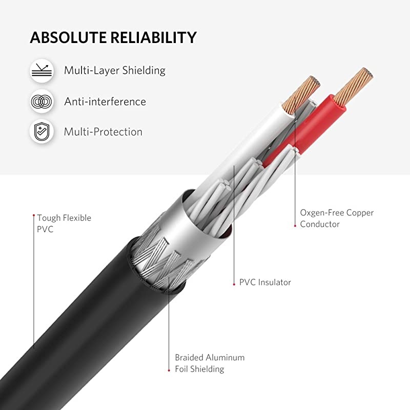 35mm Female to 2RCA Male Stereo Audio Cable Gold Plated for Smartphones MP3 Tablets Home Theater