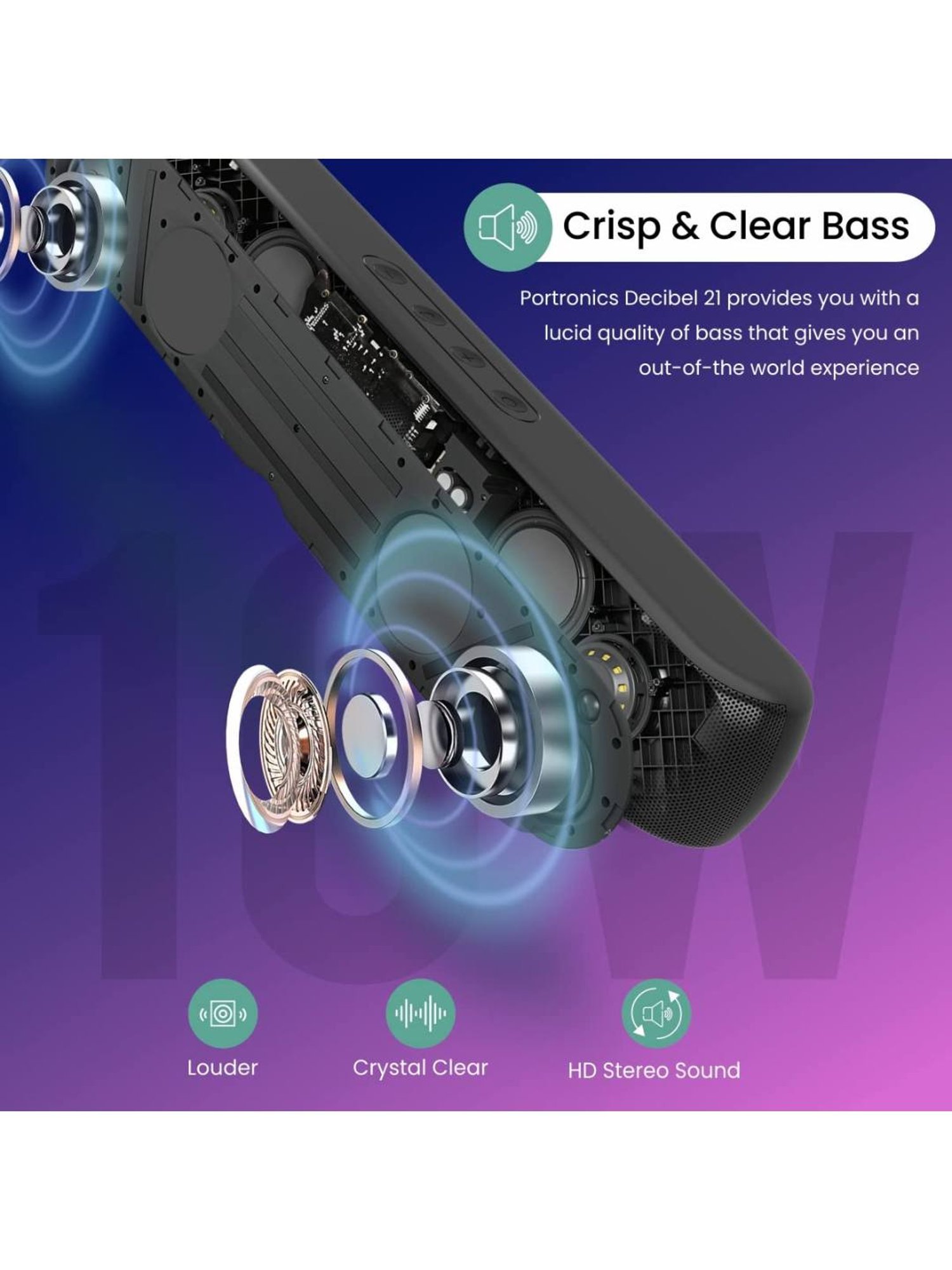 JBL Bar 2.1 Deep Bass Soundbar with Wireless Subwoofer (Black)