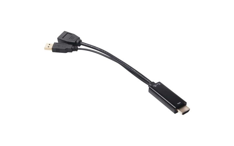 Club 3D HDMI to DisplayPort Adapter - DisplayPort/HDMI/USB A/V Cable for Audio/Video Device, Gaming Console, Notebook