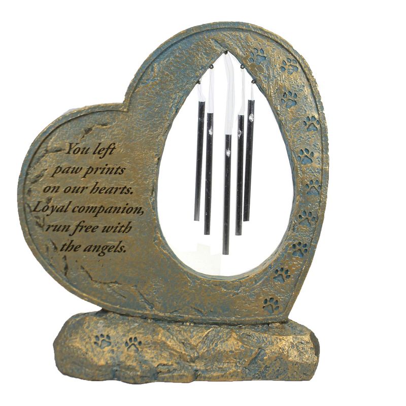Home & Garden 11.25" Pet Memorial Windchime Bereavement Sympathy Companion Roman, Inc  -  Bells And Wind Chimes