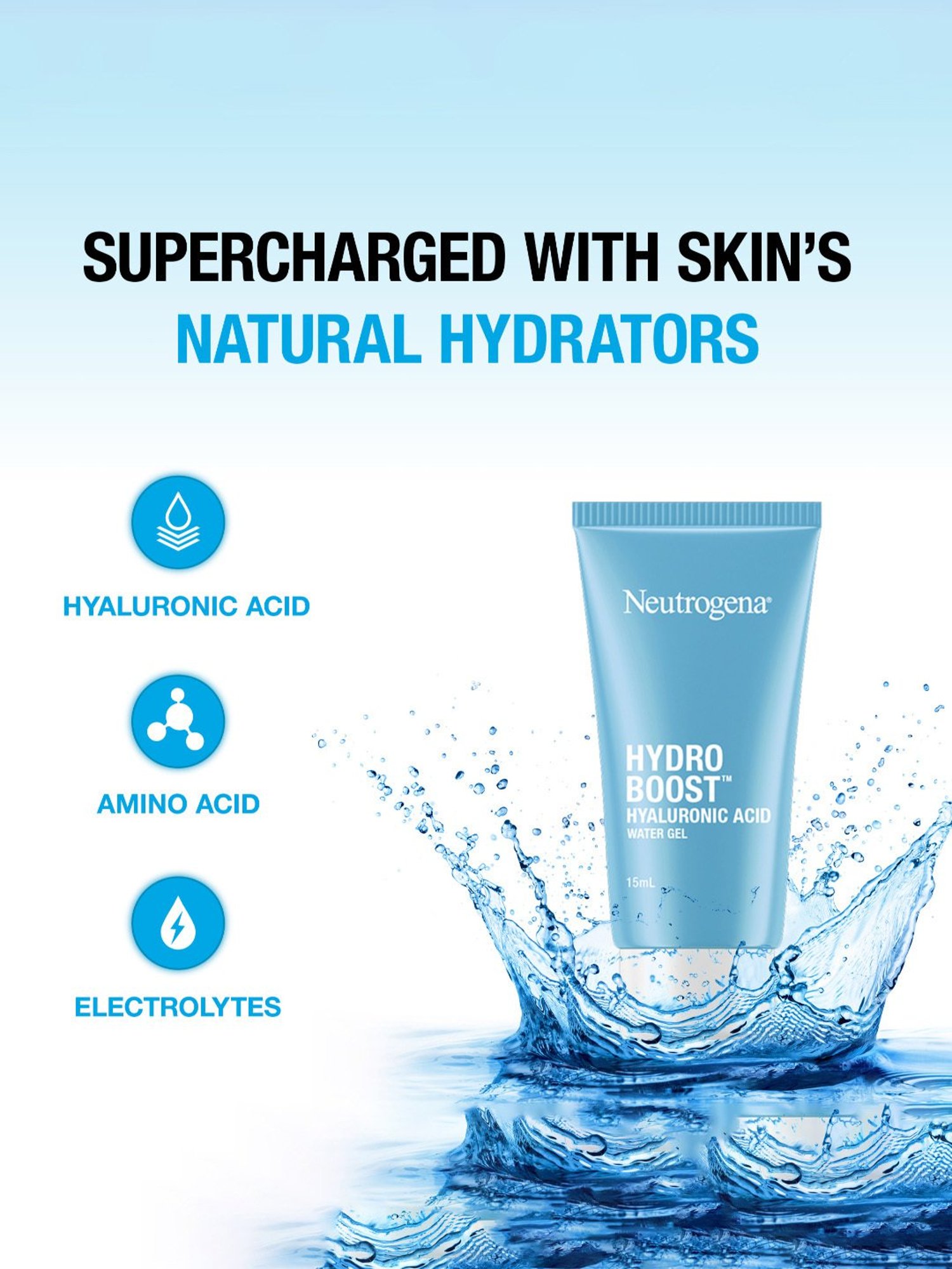 Neutrogena Hydro Boost Hyaluronic Acid Water Gel - 15 ml