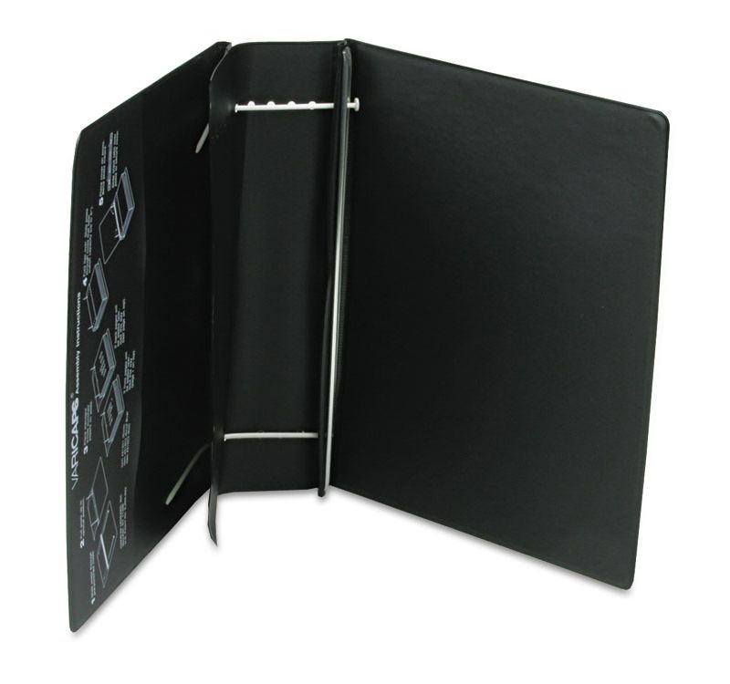 Charles Leonard Varicap6 Expandable 1 To 6 Post Binder 11 x 8-1/2 Black 61601