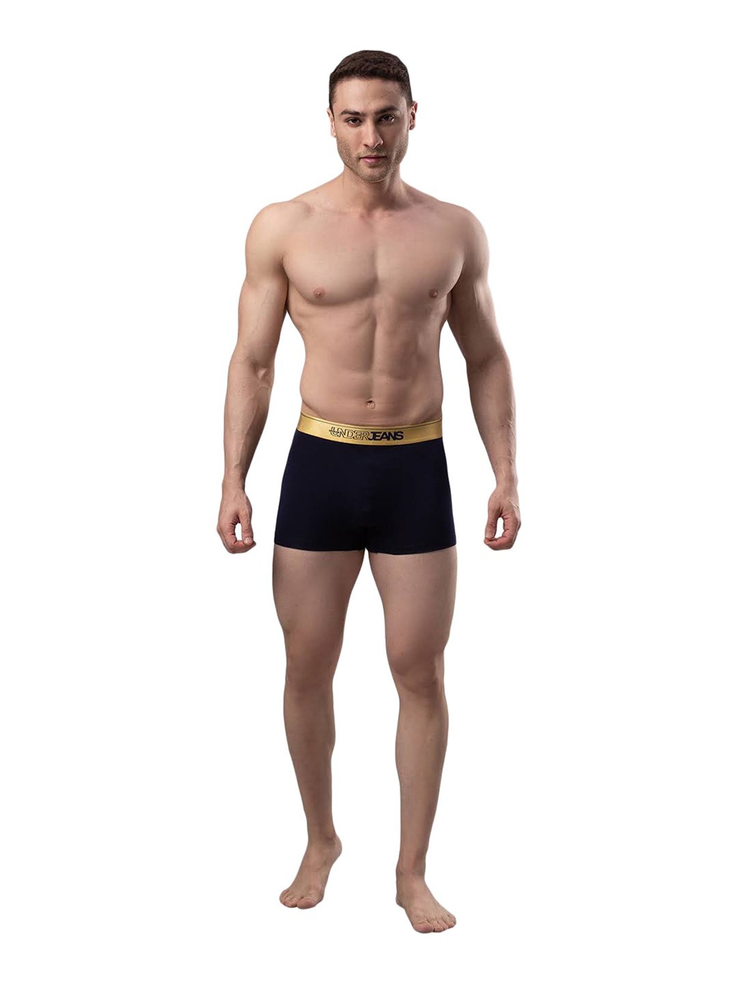 UnderJeans by Spykar Navy Trunks