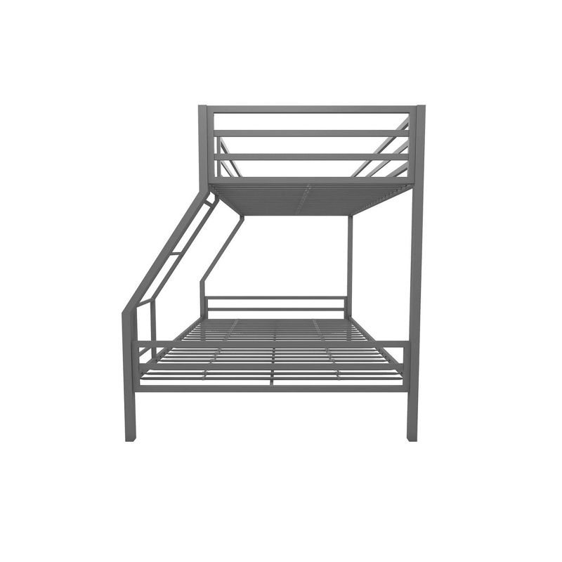 Twin Over Full Maxwell Metal Bunk Bed Gray - Novogratz