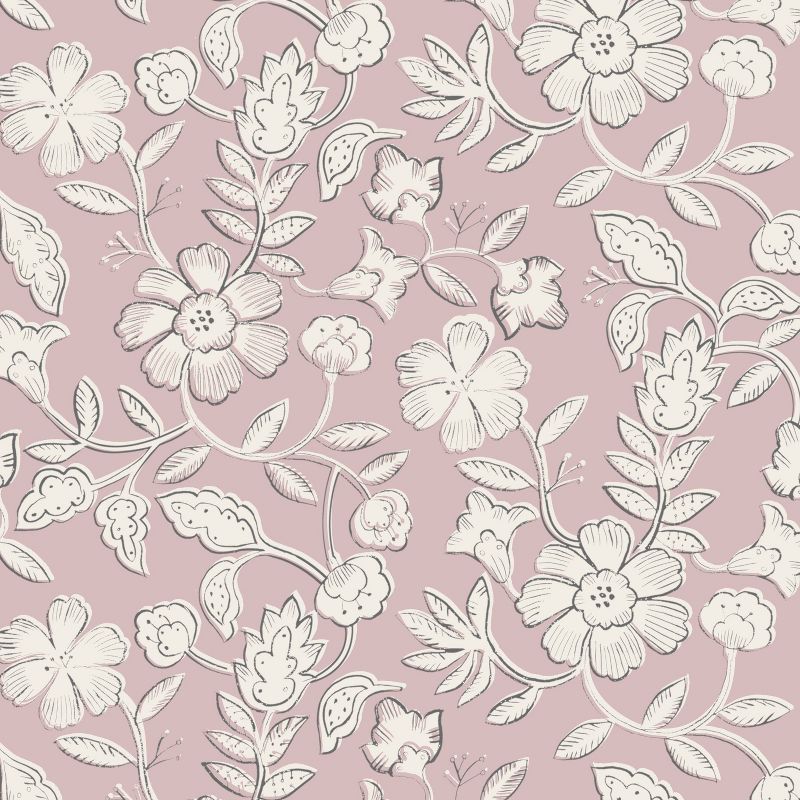 3pc Sectional Sofa Stonecrop Floral Blush - Threshold™