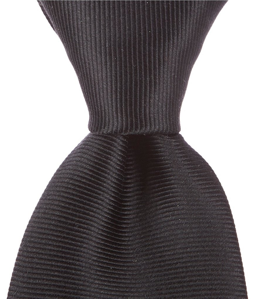 Cremieux Big & Tall Tulle Solid Traditional 3 1/4#double; Silk Tie