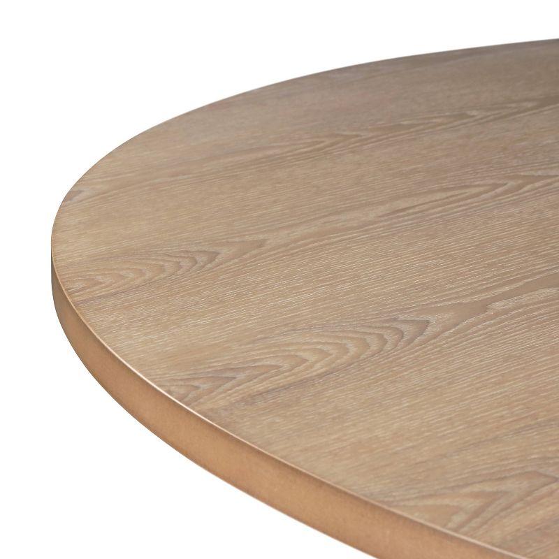 Alfred Round Dining Table Rustic Beige - Finch