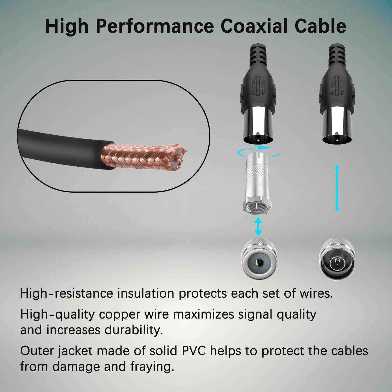 Donwell Digital TV Antenna Indoor HDTV Amplified Digital TV Antenna Enhanced 4K 1080P Up to 300 Miles of Local Channels, Black
