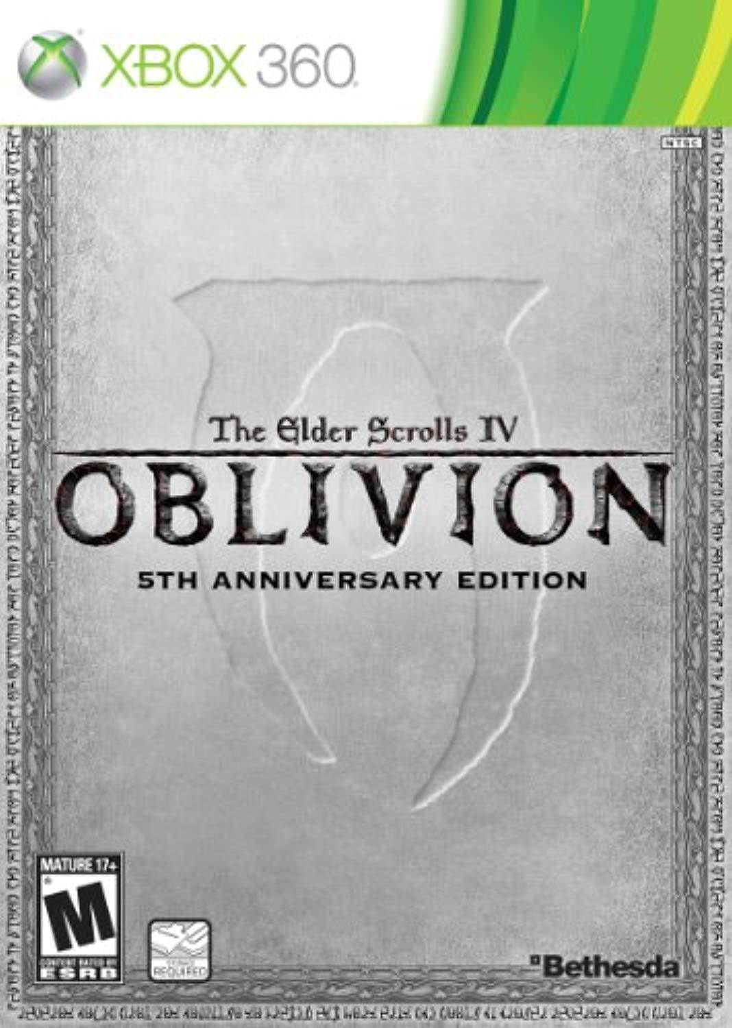 the elder scrolls iv: oblivion - xbox 360 5th anniversary edition