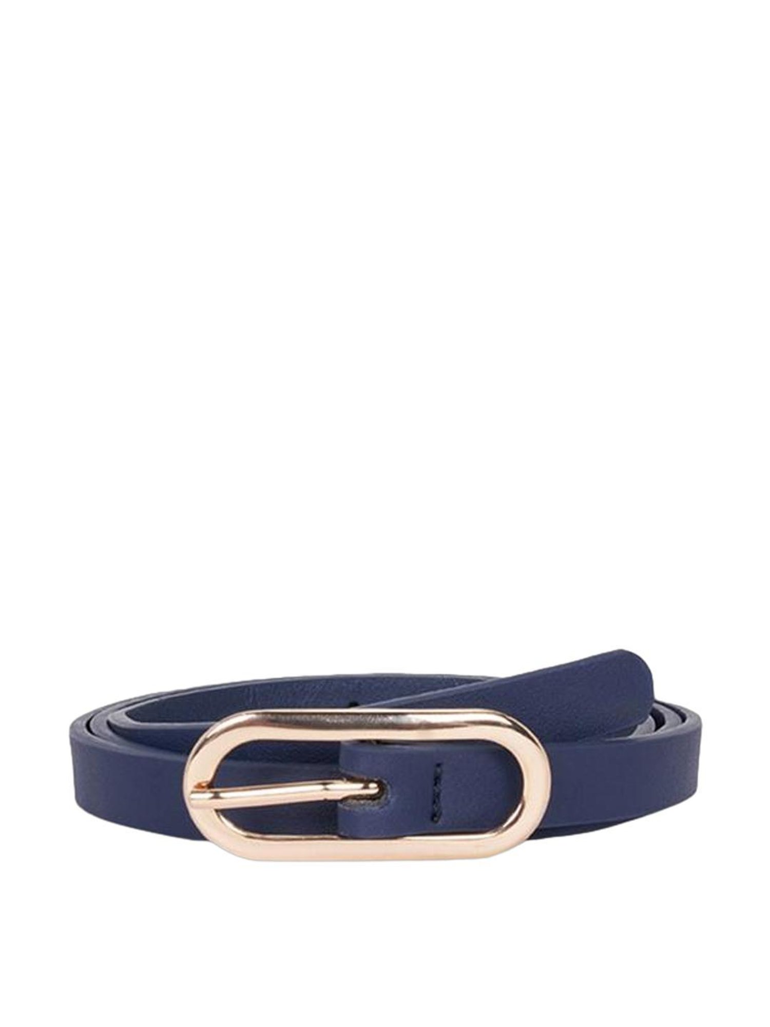 Forever Glam by Pantaloons Navy Narrow Belt for Women