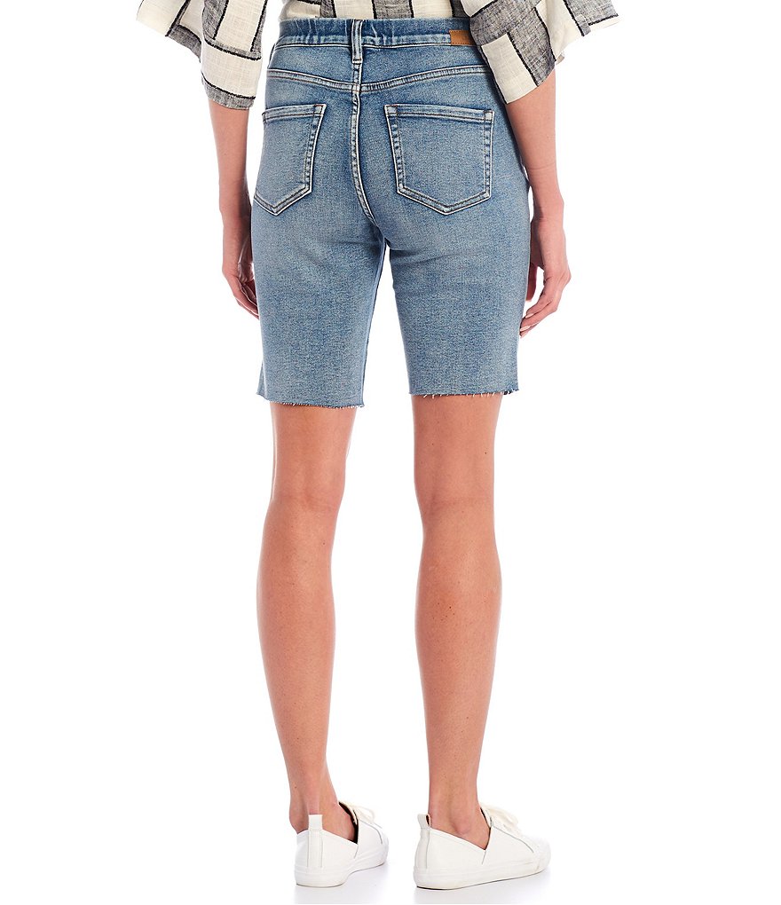 Jag Jeans Valentina High Rise Frayed Hem Denim Shorts