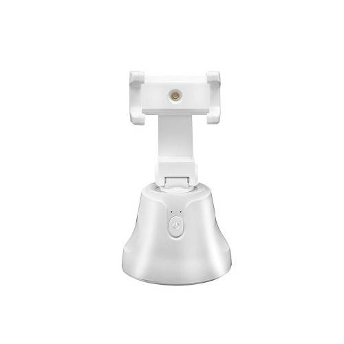 360&deg; Object Tracking Holder Portable Smart Shooting Gimbal 360&deg; Rotation Face Object Auto Tracking Phone Holder Black