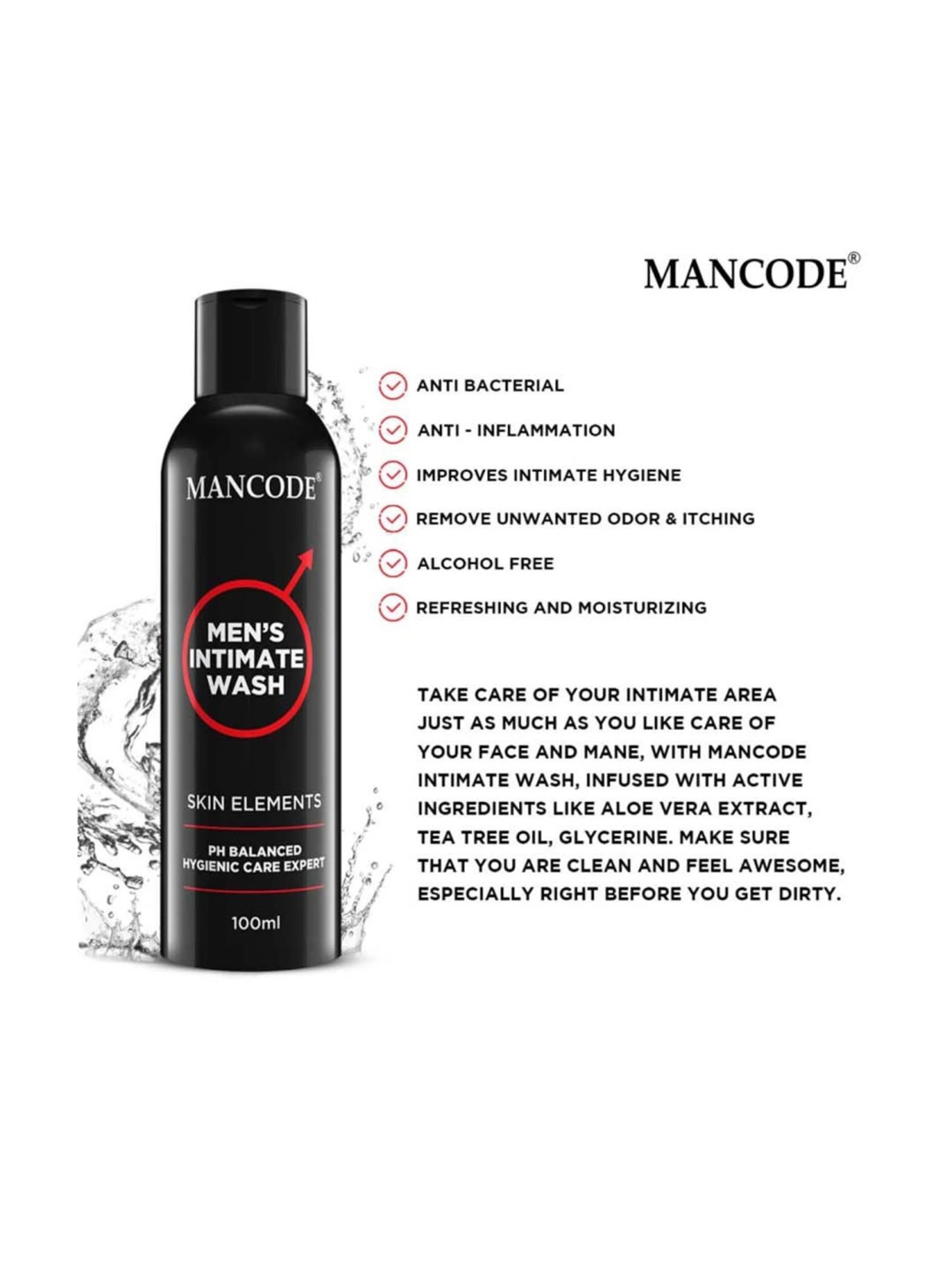 Mancode Intimate Wash ( Pack of 2 )