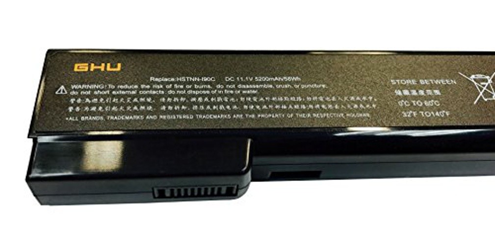 New GHU Laptop Battery 58 WH Replacement for CC06 CC06xl QK642AA 628666-001 628668-001 628668001 628670-001 628369-421 CC09 628664-001 Compatible for HP Probook 6560B 6570B 6460B 6470B 6360B
