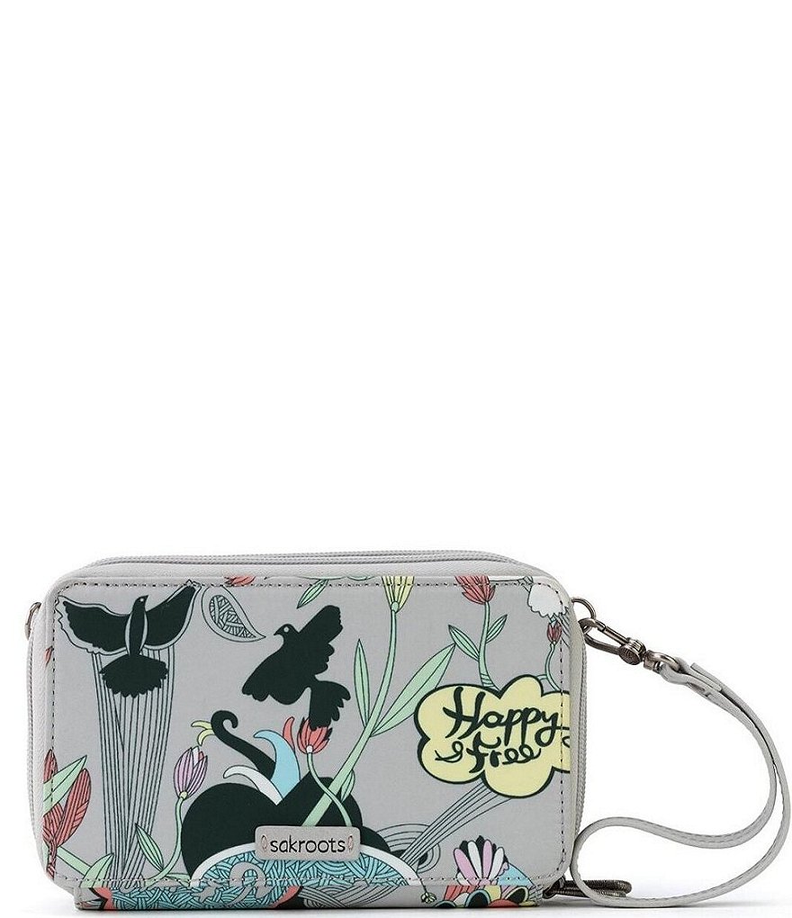 Etienne Aigner Adeline Signature Leather Wristlet Crossbody Bag