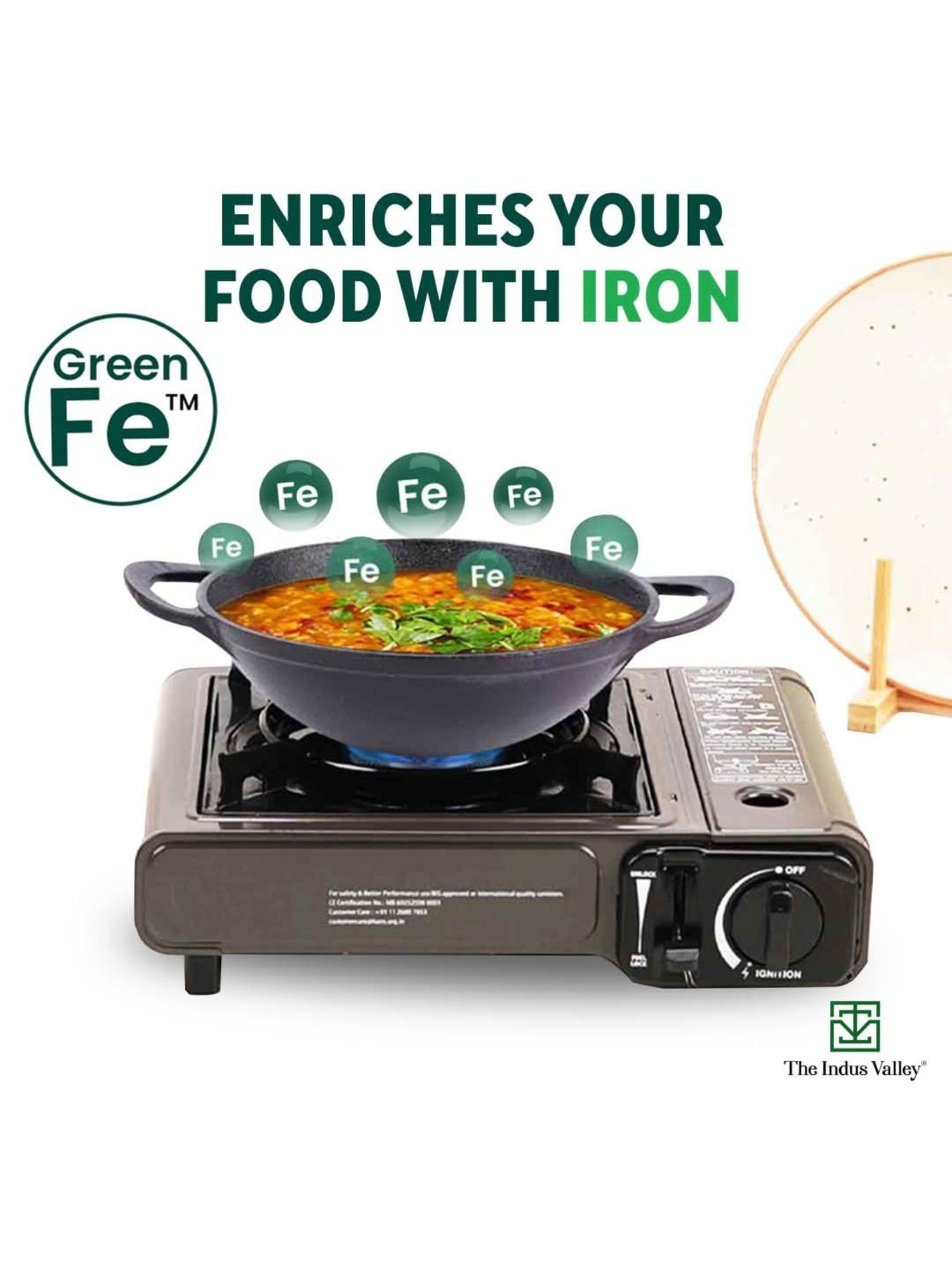 ALLO Silver Stainless Steel Induction Friendly Triply Kadhai (3 L)