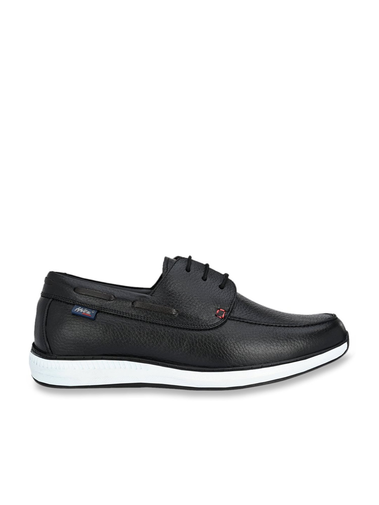 Hitz Men's Black Derby Shoes