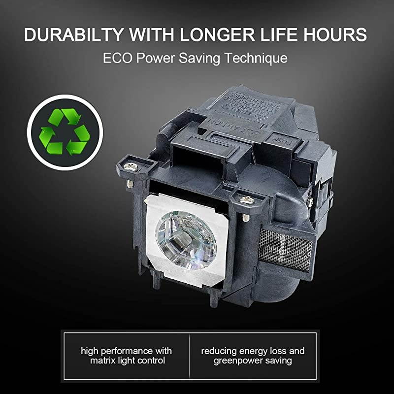 for EPSON ELPLP78 V13H010L78 EHTW490 EBX18EBX24 EHTW5100 EHTW5200 EHTW570 powerlite 965 Projector Replacemet Lamp by  Without Filter