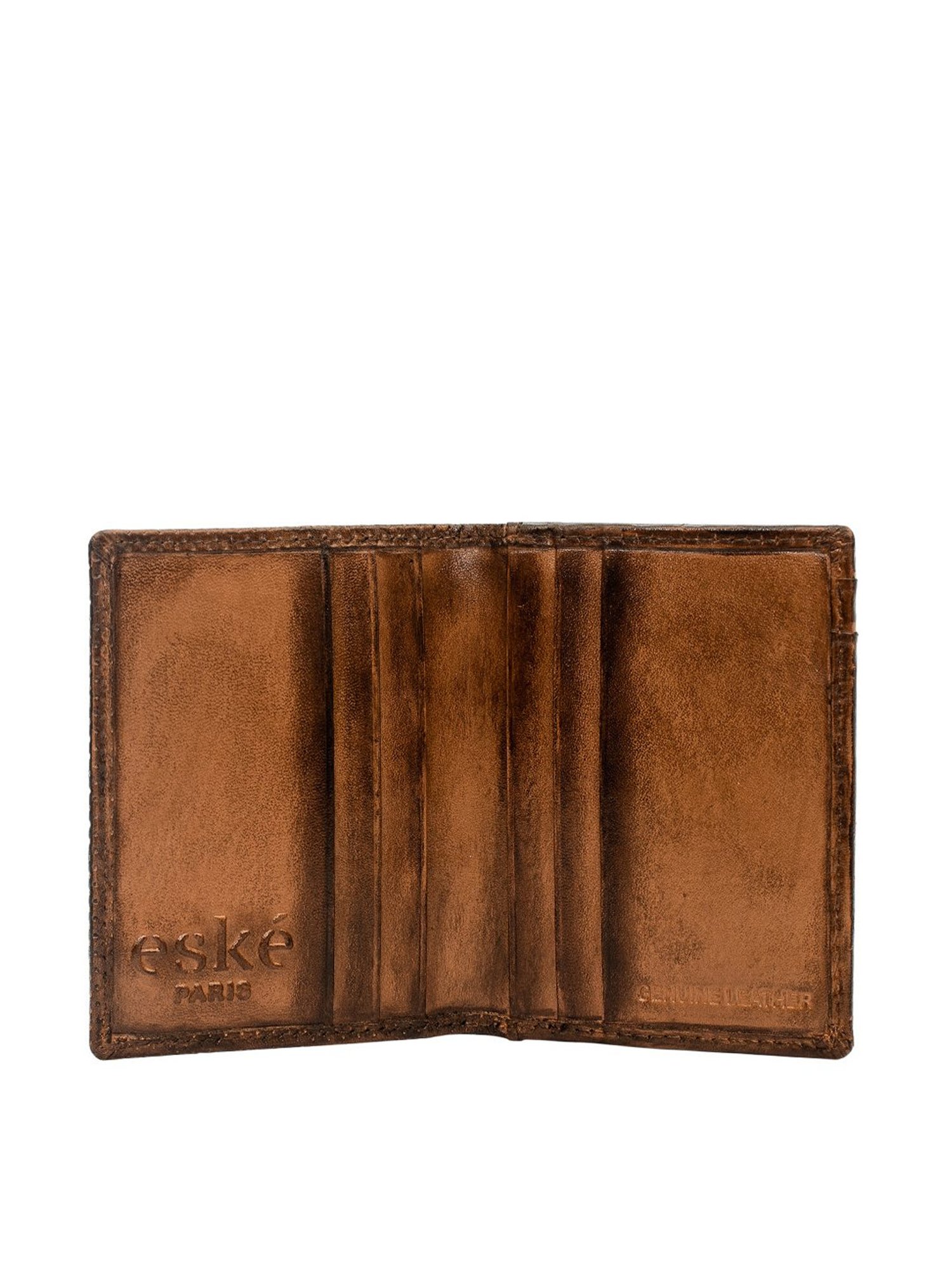 Eske Paice Tan Perforated Small Card Holder