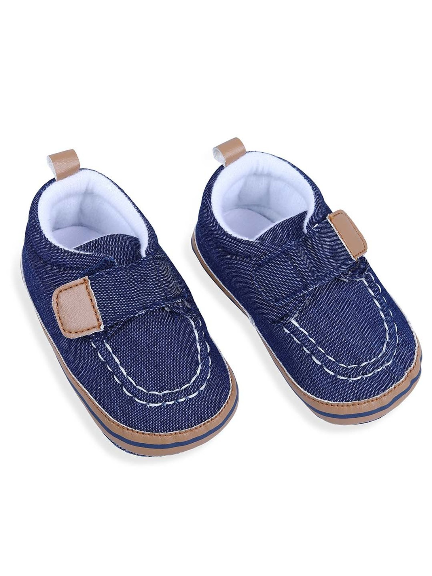 Baby Moo Kids Blue Casual Booties