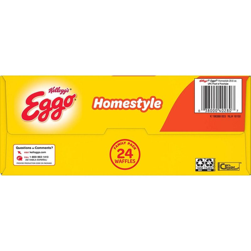 Kellogg's Eggo Frozen Homestyle Waffles - 29.6oz/24ct