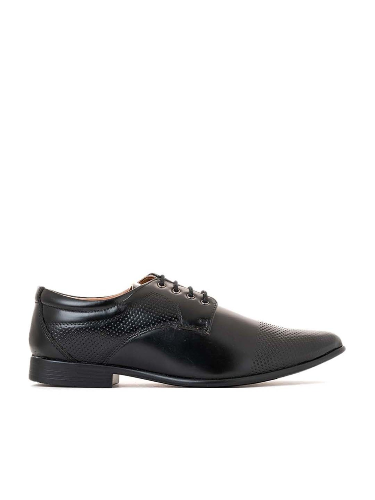 Khadim Men's Black Derby Shoes