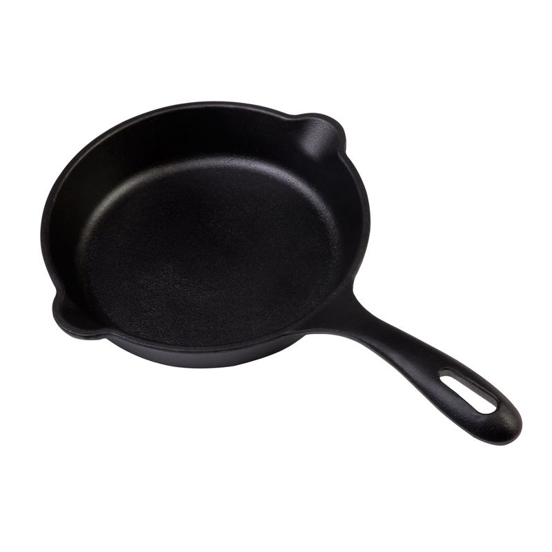 Victoria Small Preseasoned Cast Iron Egg Skillet and Tapas Pan - 6.5"