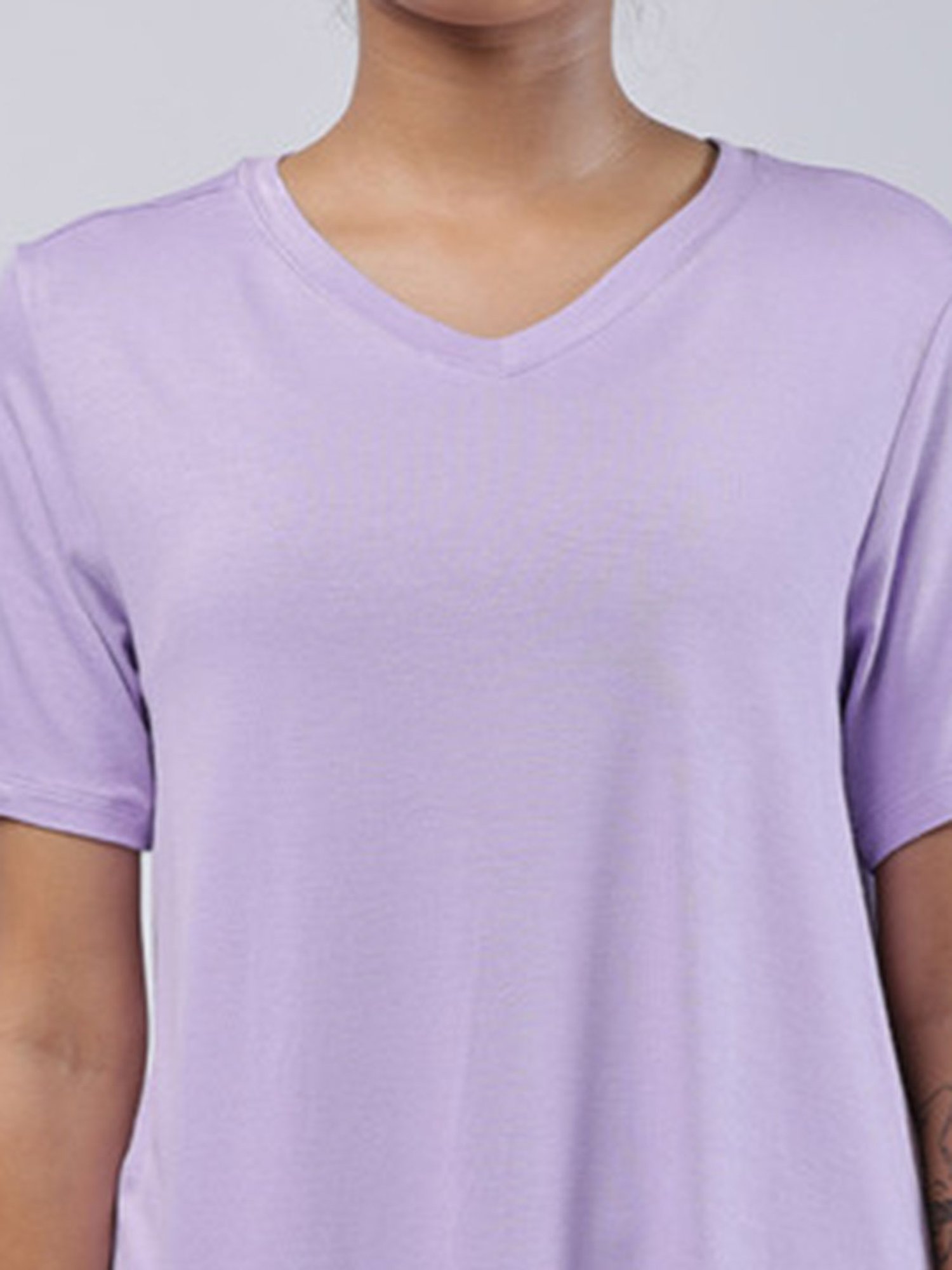 BlissClub Purple Fit-Me-Right Tees - Apple Shaped