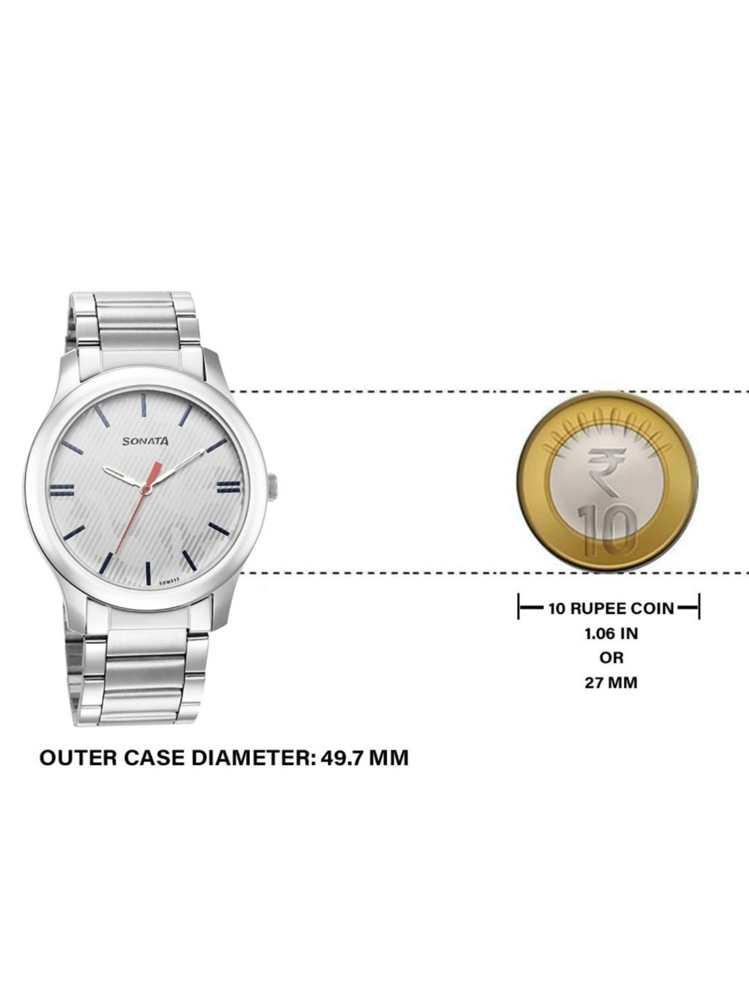 Sonata Camo NS77106SM07W Analog Watch for Men