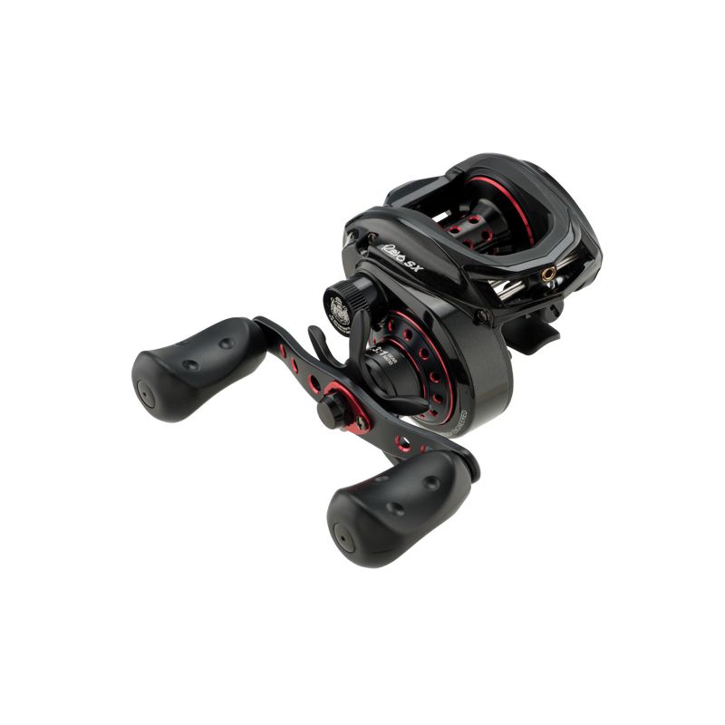 Abu Garcia REVO4 SX-HS Revo XS Low Profile Baitcasting Star Drag Fishing Reel with 9 Stainless Steel Ball Bearings Plus 1 Roller Bearing, Black