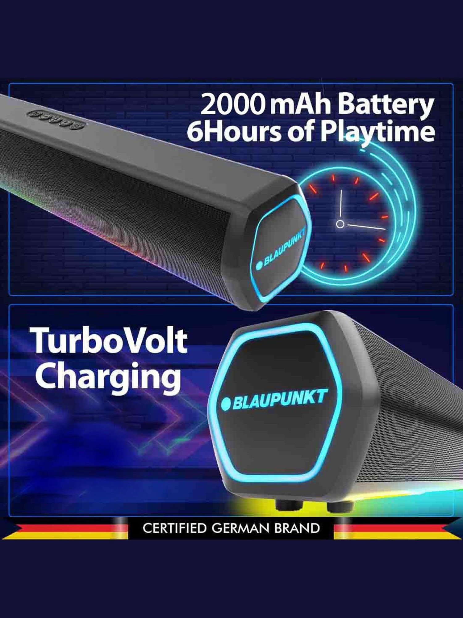 JBL Bar 2.1 Deep Bass Soundbar with Wireless Subwoofer (Black)