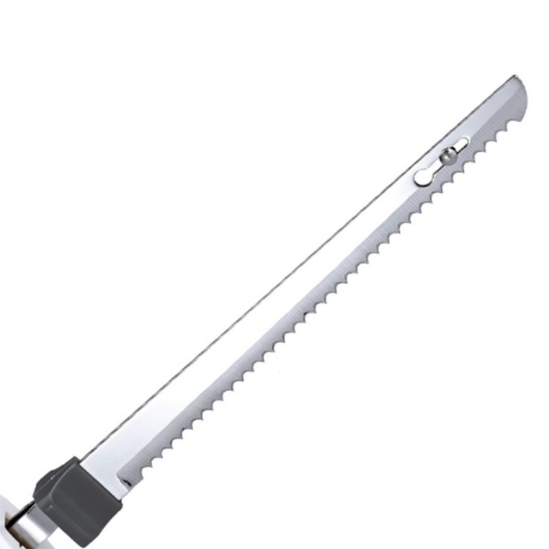 Brentwood 7.5 Inch Electric Carving Knife in White