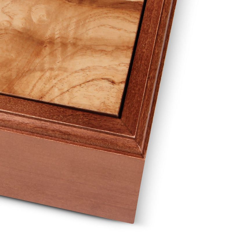 WE Games Old World Wooden Box with Brass Knob