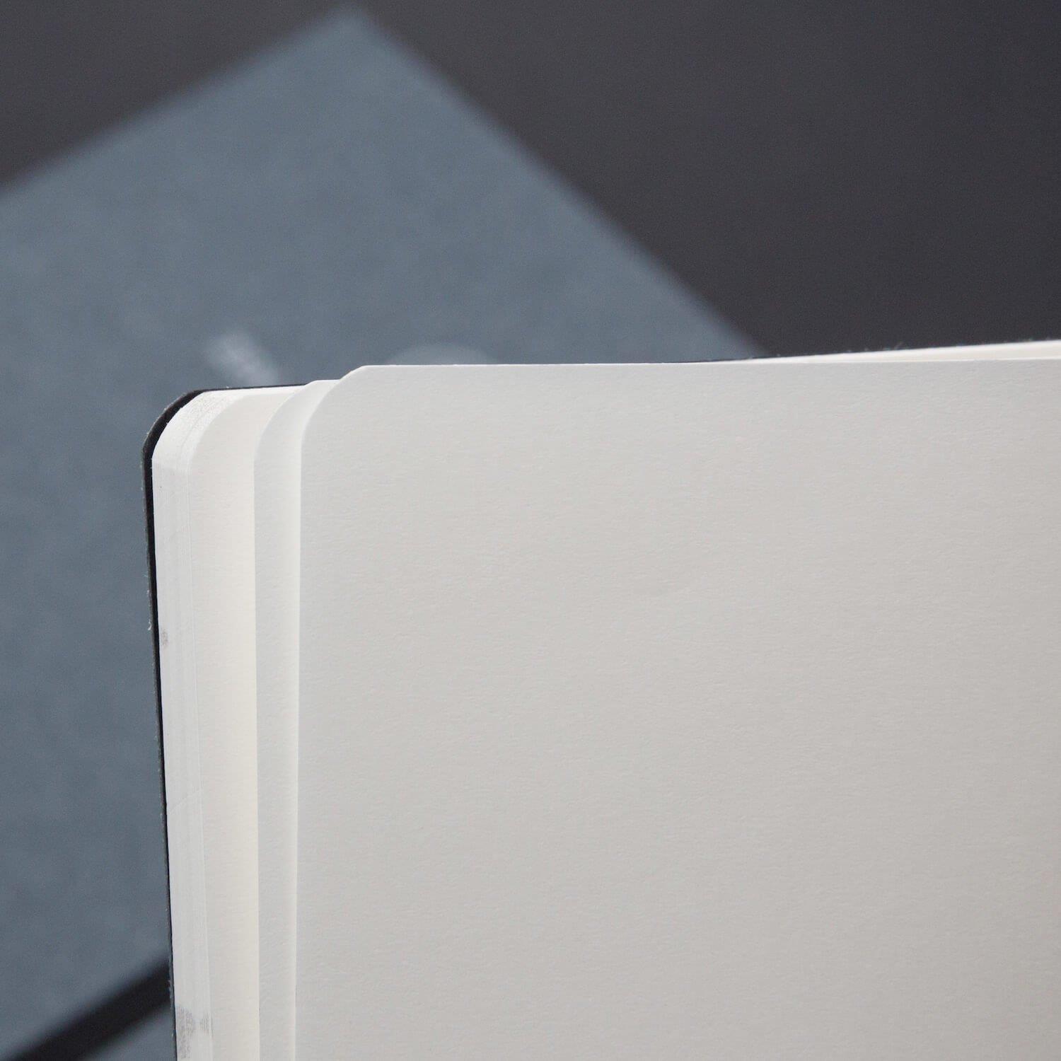 ZenArt's B5 (7&rdquo;x10&rdquo;) Sketchbook Journal - Durable Engineered Leather Cover, 160 Blank Pages of Smooth 120 GSM Acid-Free Ivory Paper, Inner Pocket, 2 Bookmarks & Elastic Band