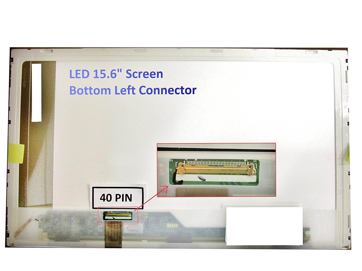 GATEWAY LK.15605.003 Laptop Screen 15.6 LED BOTTOM LEFT WXGA HD 1366x768