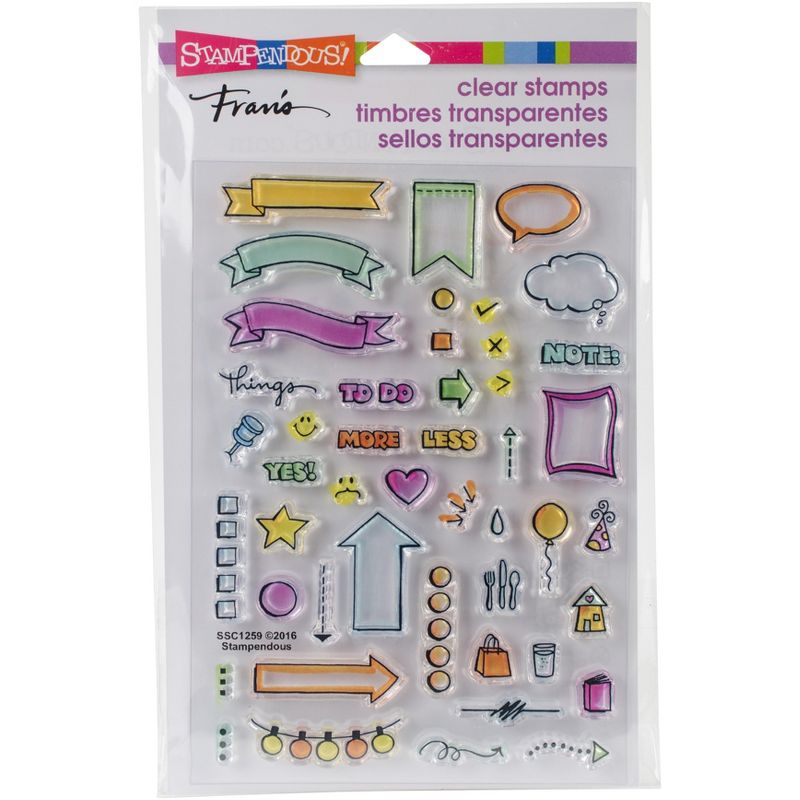 Stampendous Perfectly Clear Stamps -Journal Bullets