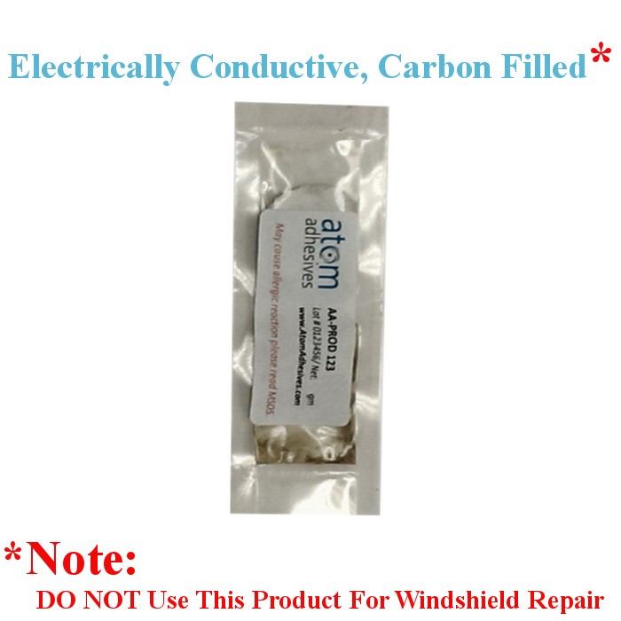Electrically Conductive Epoxy, Carbon Filled Adhesive, Room Temperature Cure, AA-CARB 61, 5gm kit