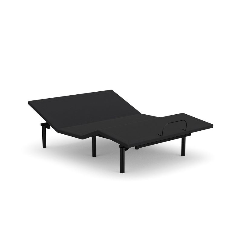 Reverie R400 Power Adjustable Bed Base with 3D Wave Massage Technology, Wireless Remote with 5 Presets, and Bluetooth Compatibility, Queen