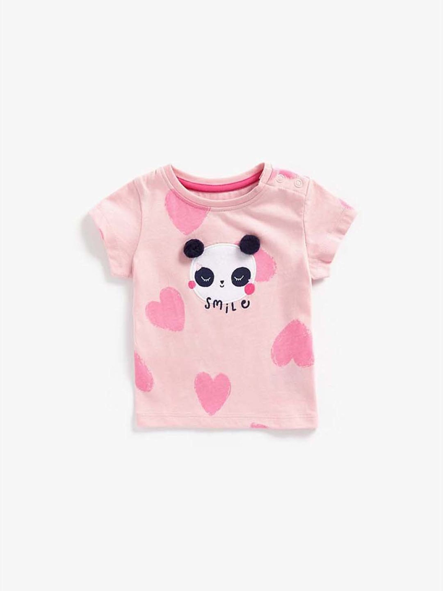 Mothercare Kids Pink Cotton Printed Top