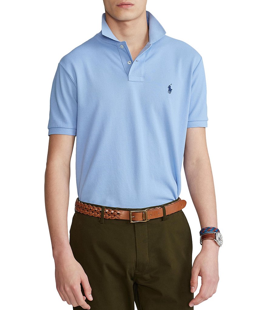 Polo Ralph Lauren Classic-Fit Solid Mesh Polo Shirt