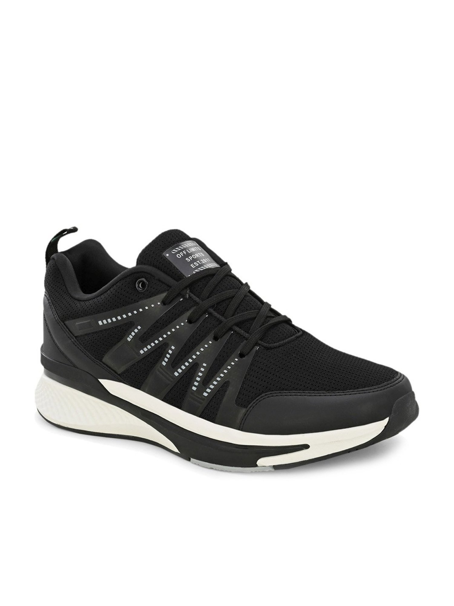 OFF LIMITS Men's Black Running Shoes
